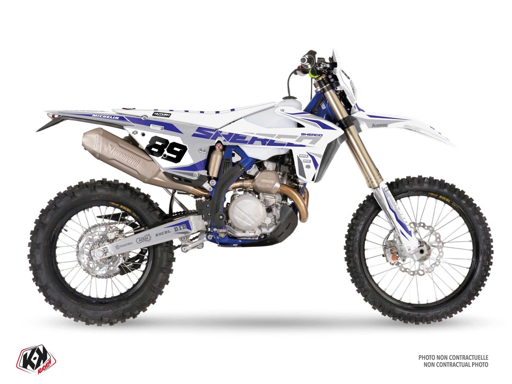 Dirt Bike SHERCO SEF 450 R ORIGIN White graphic kit