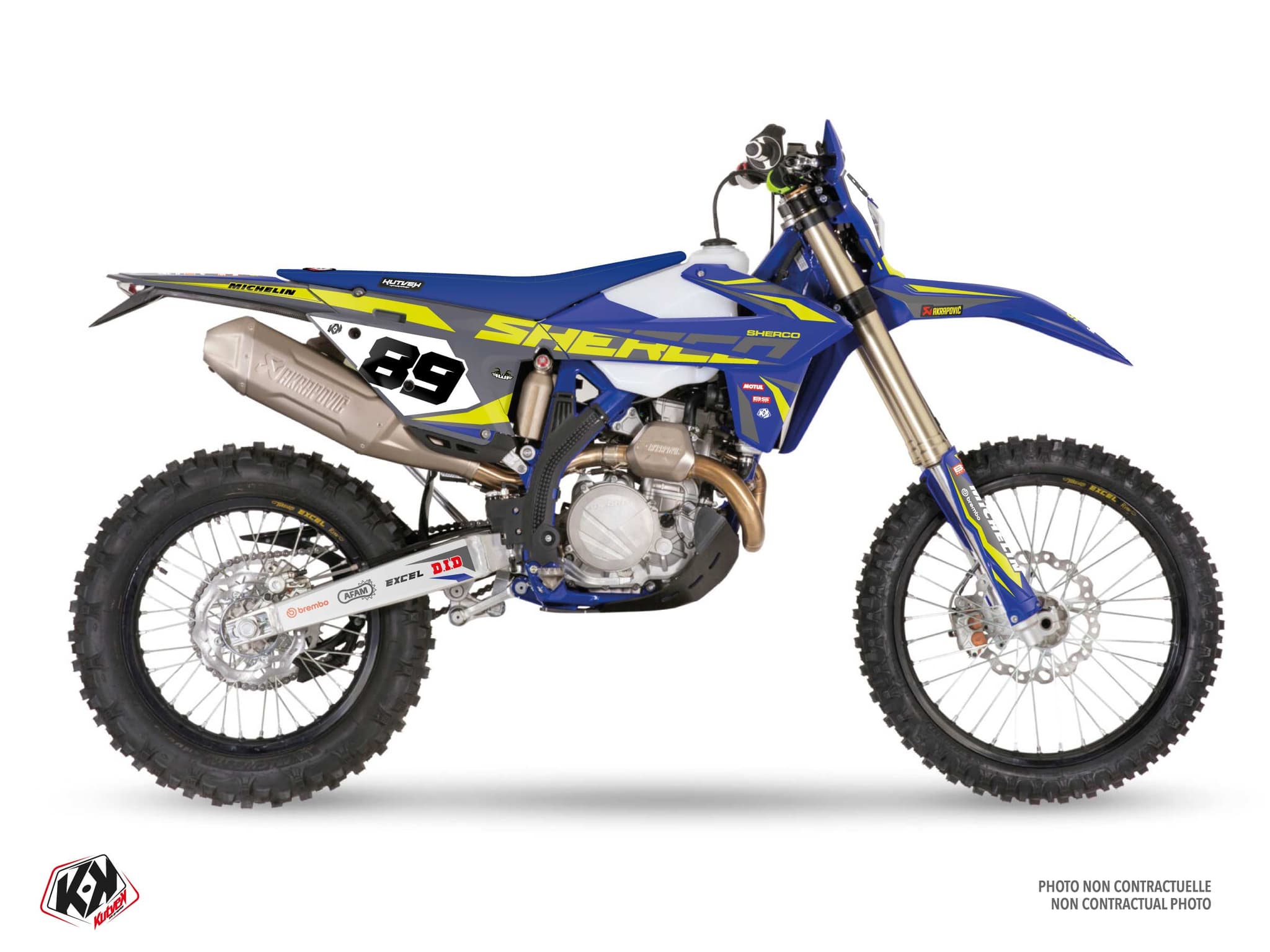 Sherco SEF 450 R Origin K25 Yellow Dirt Bike Graphic Kit