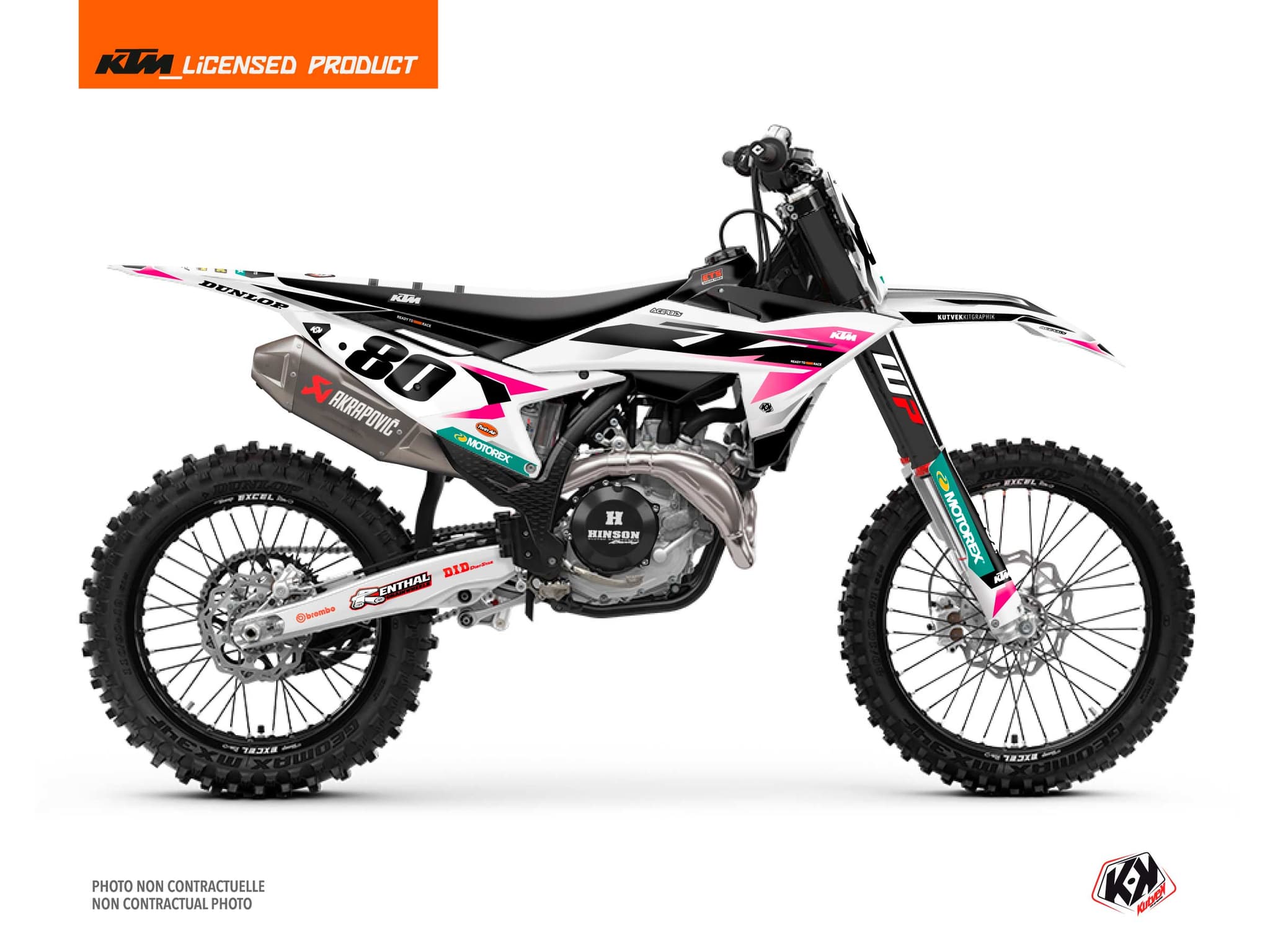 Kit graphique Motocross KTM SX 150 ORIGIN Rose | KTM | Kutvek