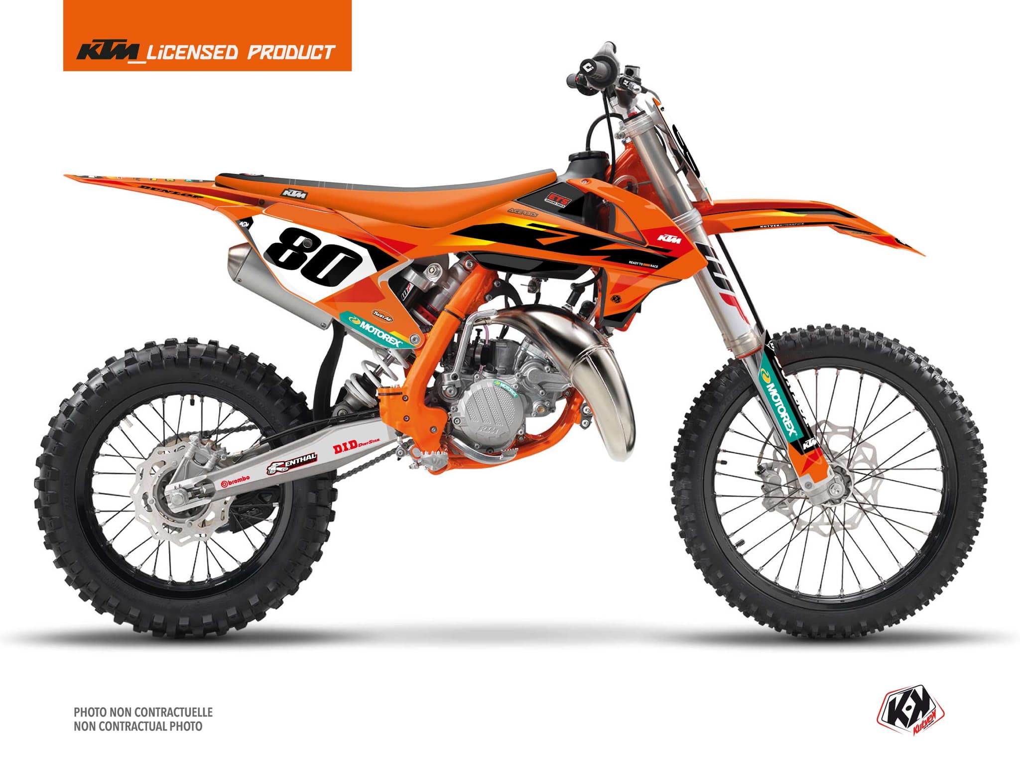 Deko-Set Moto-Cross KTM SX 85 ORIGIN Orange