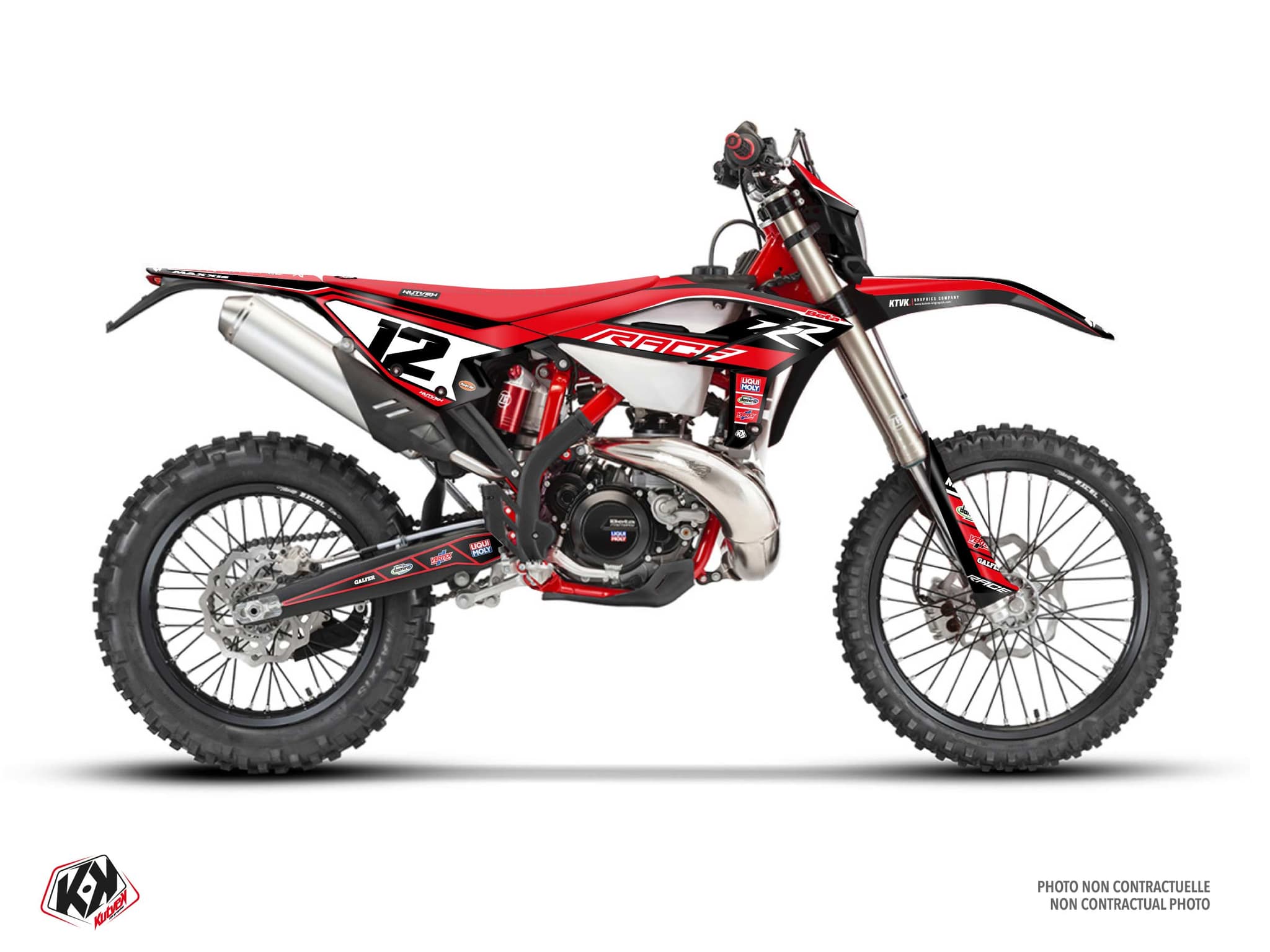 Dirt Bike BETA RR 450 4T ORIGIN Black graphic kit