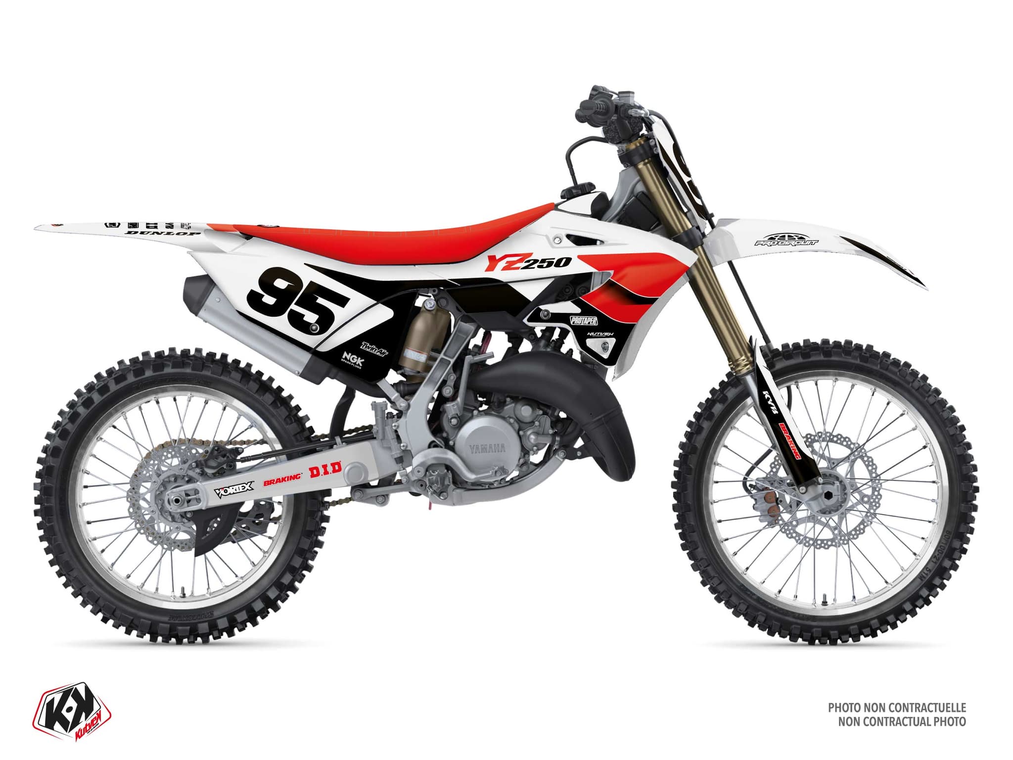 Deko-Set Moto-Cross YAMAHA YZ 250 ORIGIN Replica | 250 YZ | Kutvek