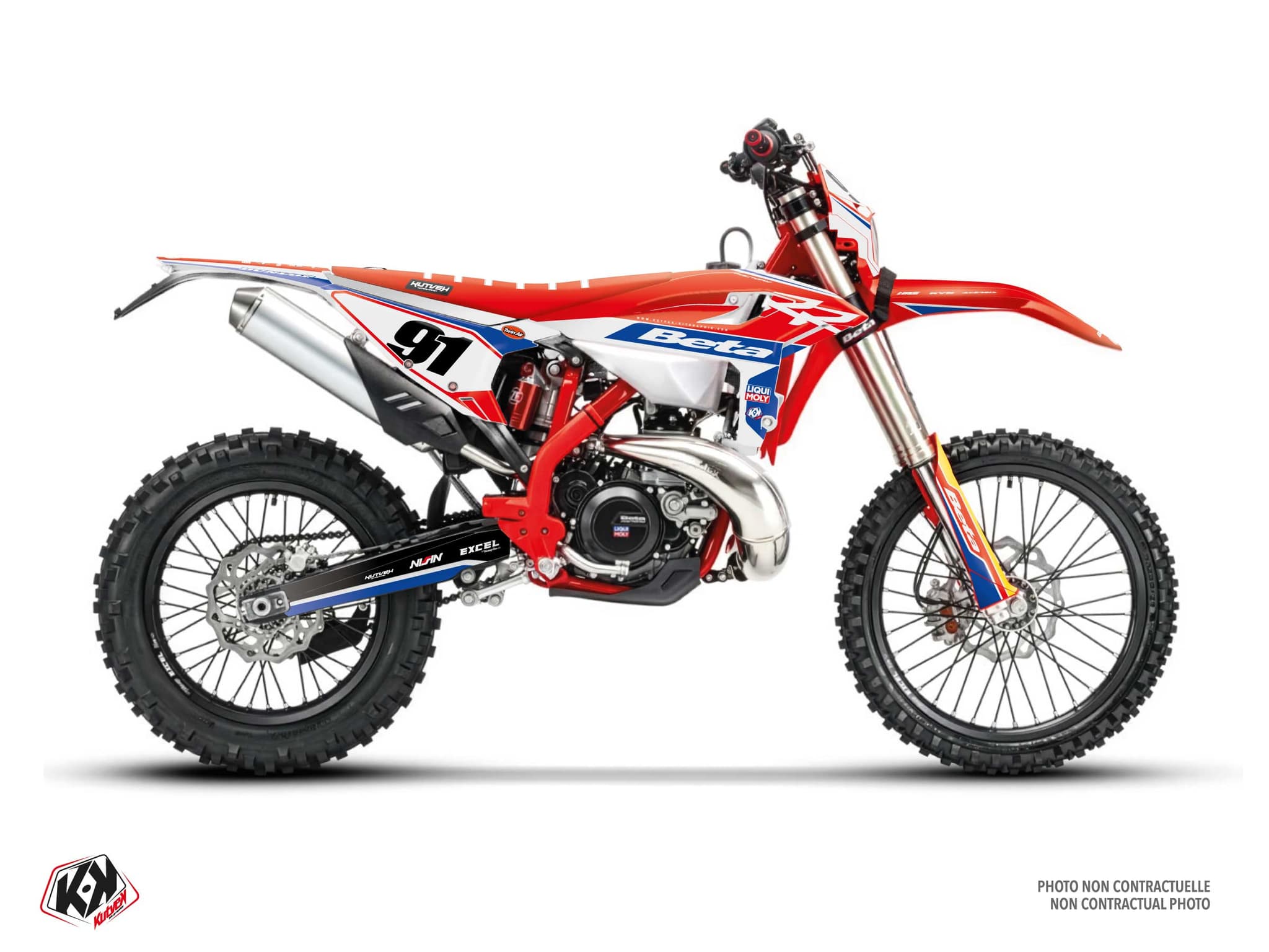 Origin K26.1 Red Dirt Bike Beta RR 450 4T Graphic Kit