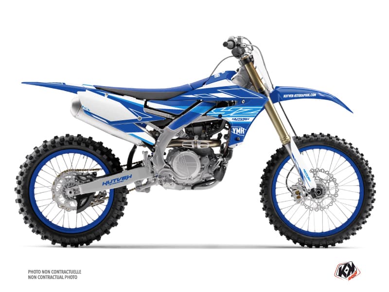 deko-set moto-cross yamaha yz 450 f outline blau | 450 YZF | Kutvek
