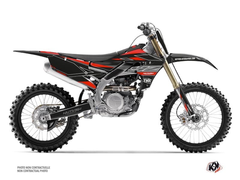 Kit graphique Moto Cross Outline Yamaha 450 YZF Rouge