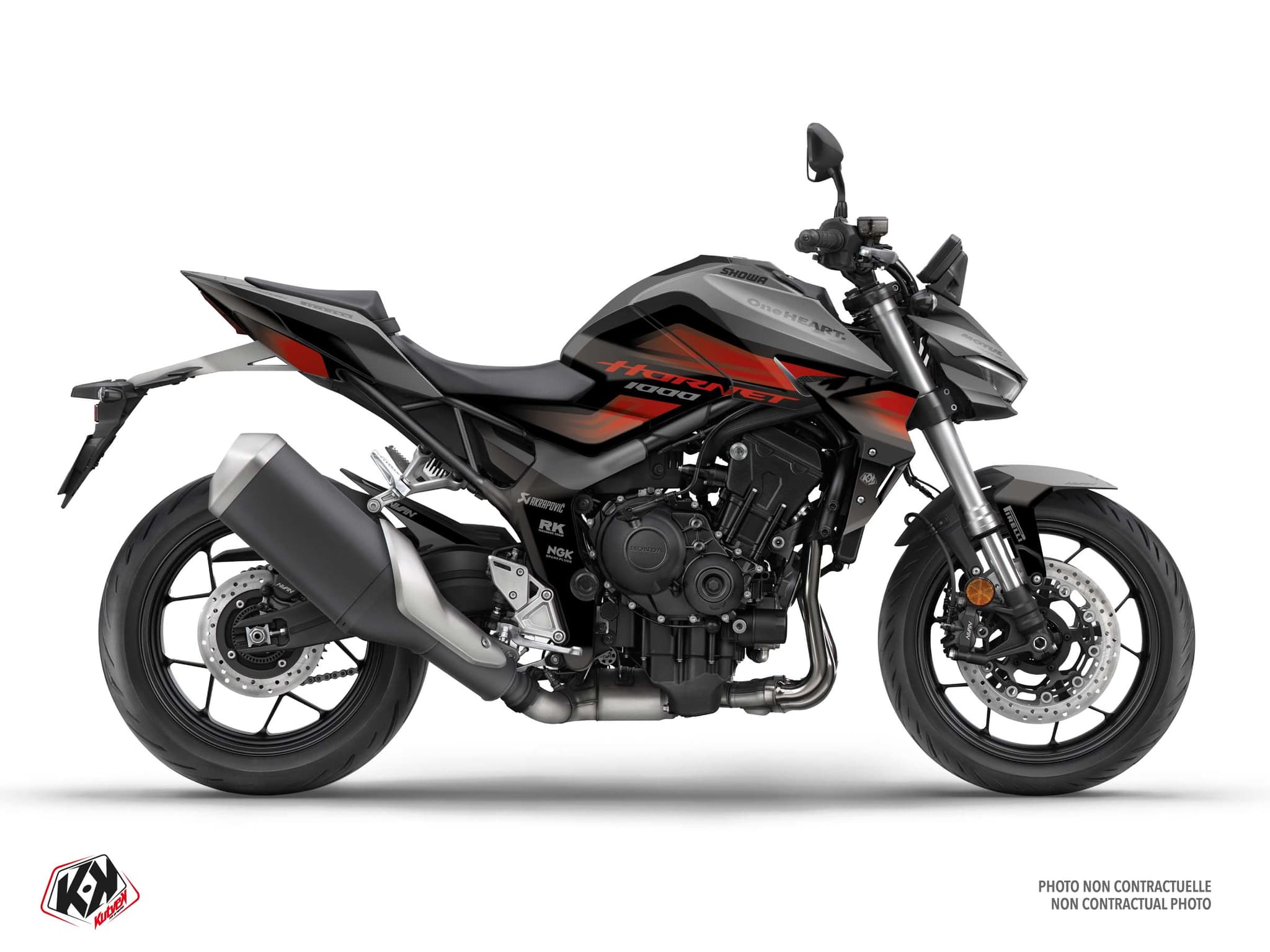 Street Bike HONDA CB 1000 HORNET OVERTAKE Grey graphic kit