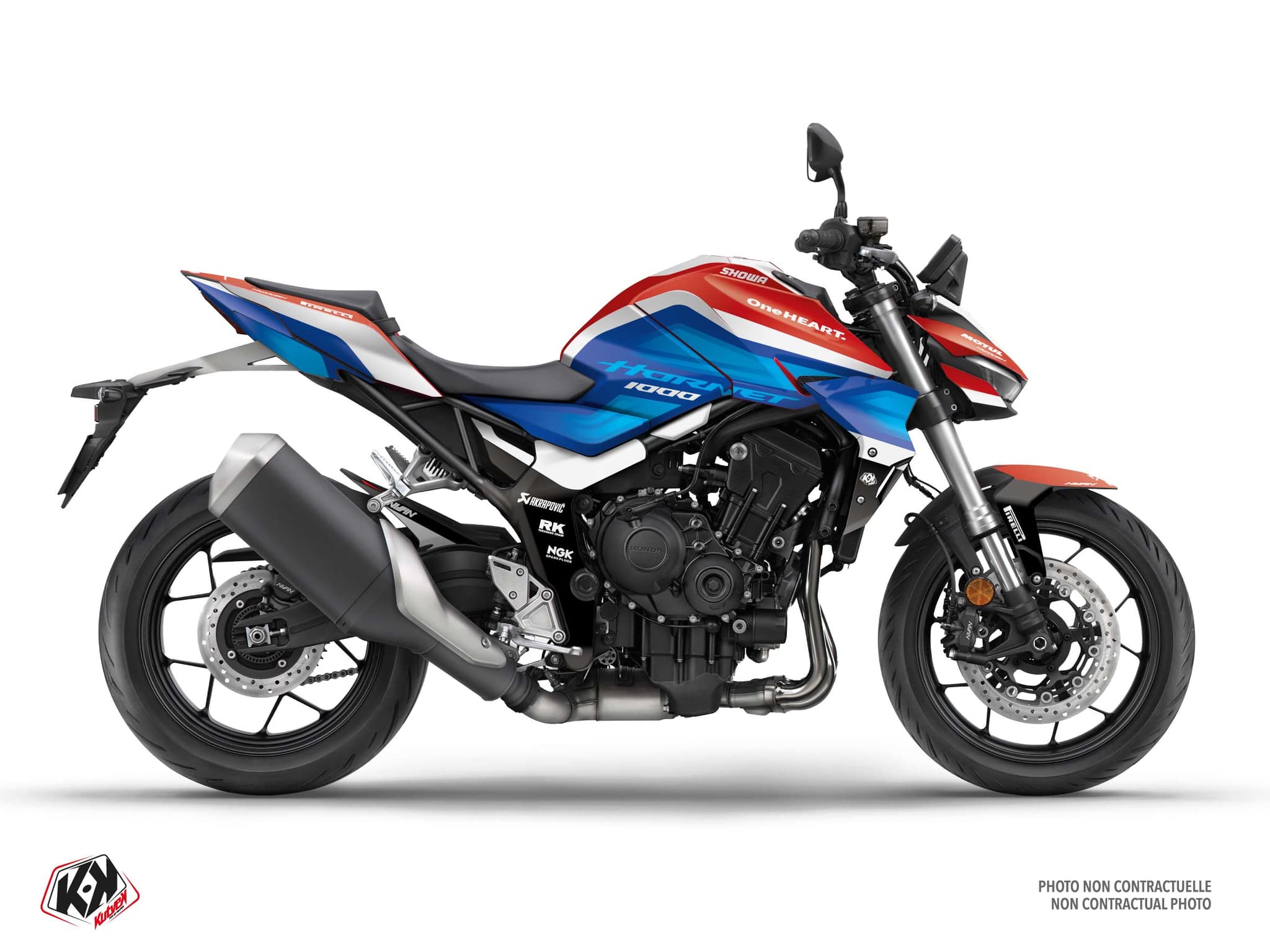 Honda CB 1000 Hornet Street Bike Overtake Graphic Kit Red