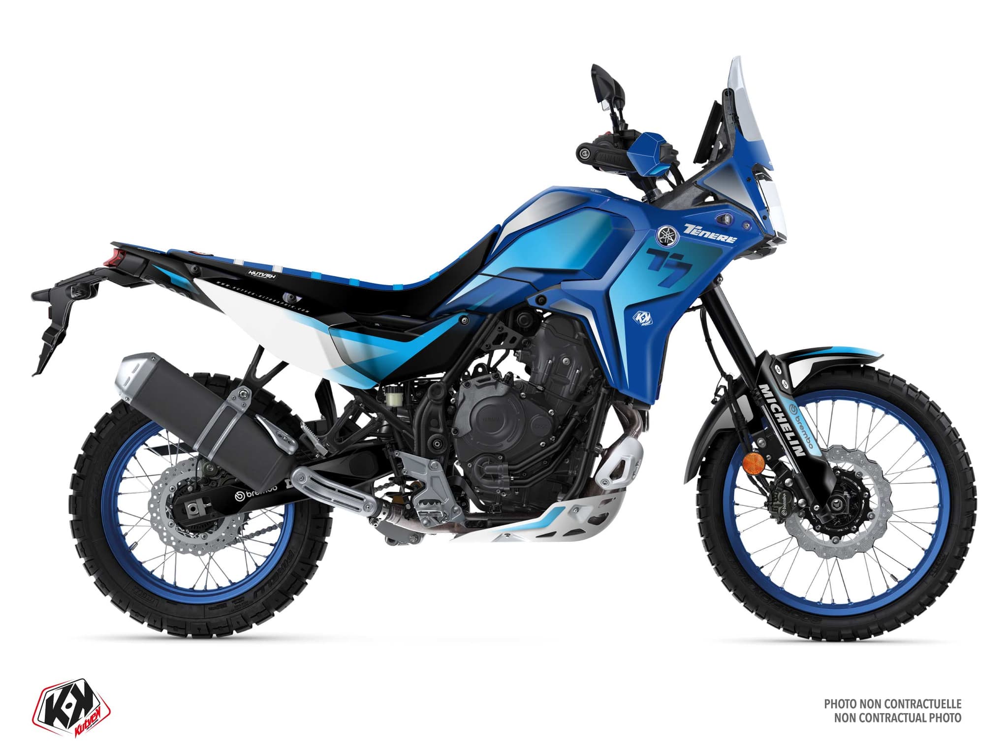 kit graphique moto yamaha tenere 700 oxygen bleu