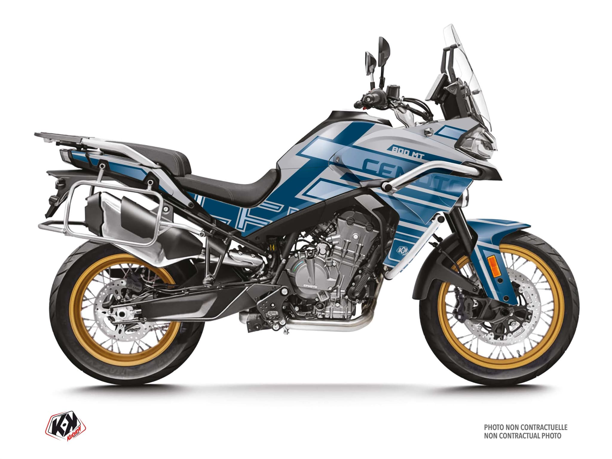 kit graphique moto cf moto mt 800 parsec bleu