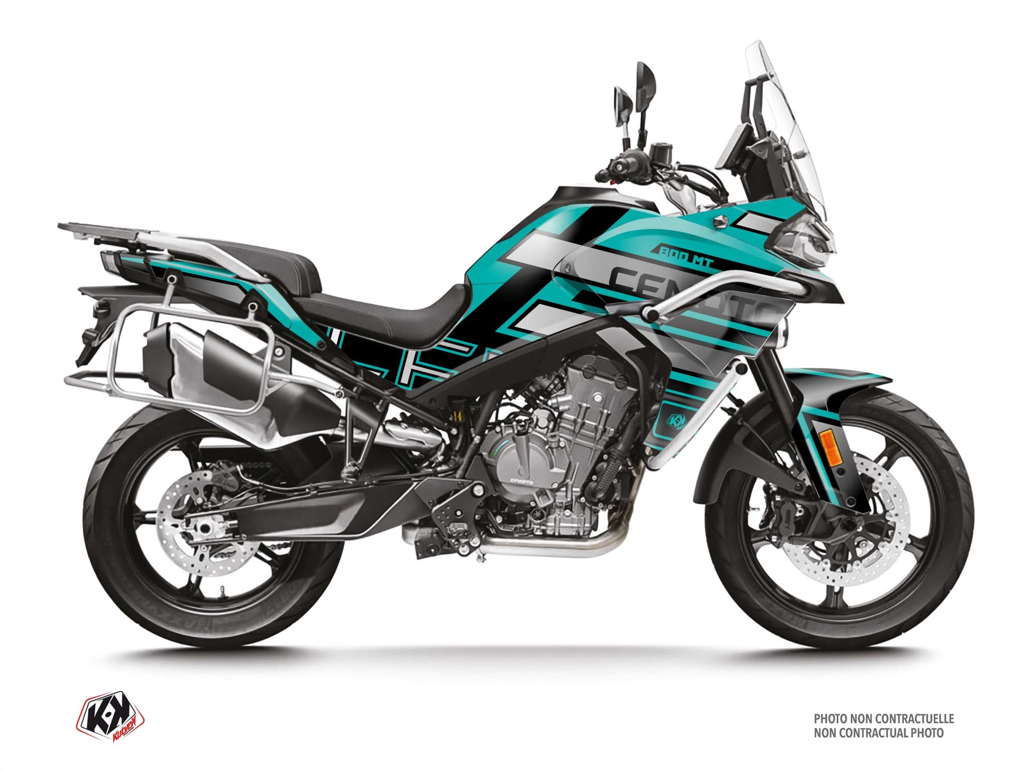 kit graphique moto cf moto mt 800 parsec noir-turquoise