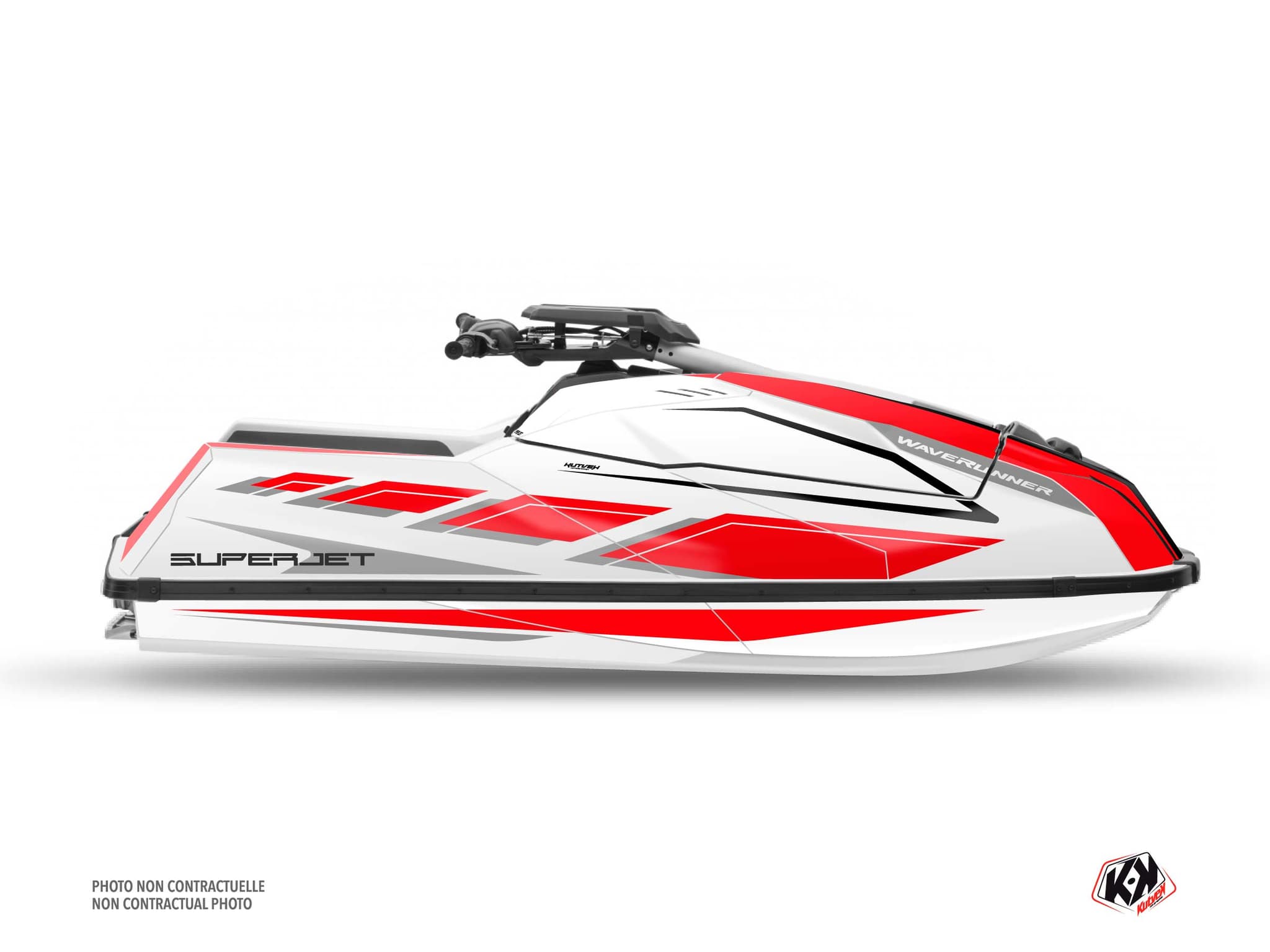 jet-ski yamaha superjet perf red graphic kit