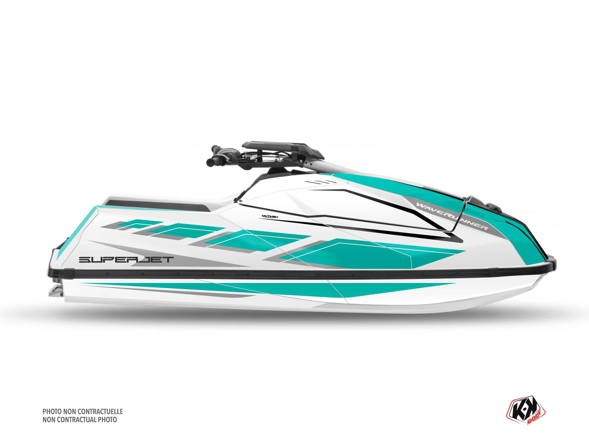 Graphic Kit Jet Ski PERF Yamaha Superjet Turquoise