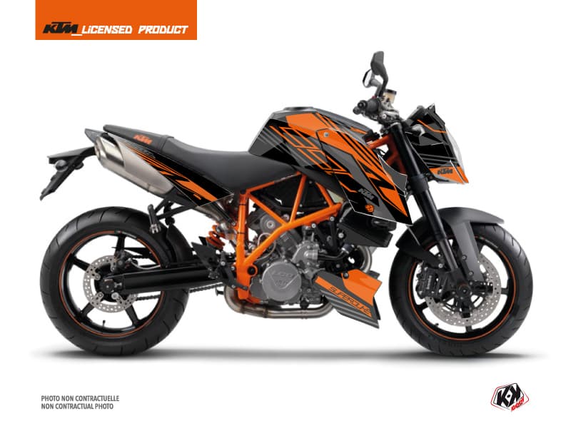 kit decorativo moto perform ktm super duke 990 nero arancione | KTM DUKE | Kutvek