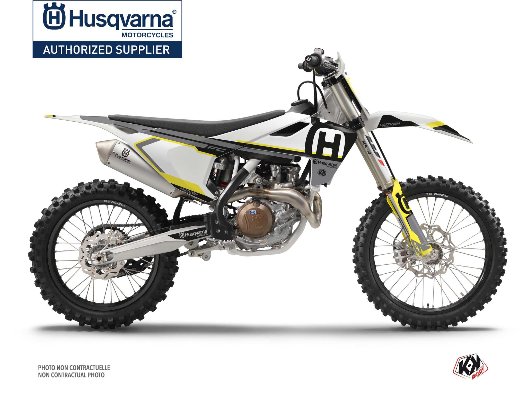 deko-set moto-cross husqvarna fc 250 nova schwarz