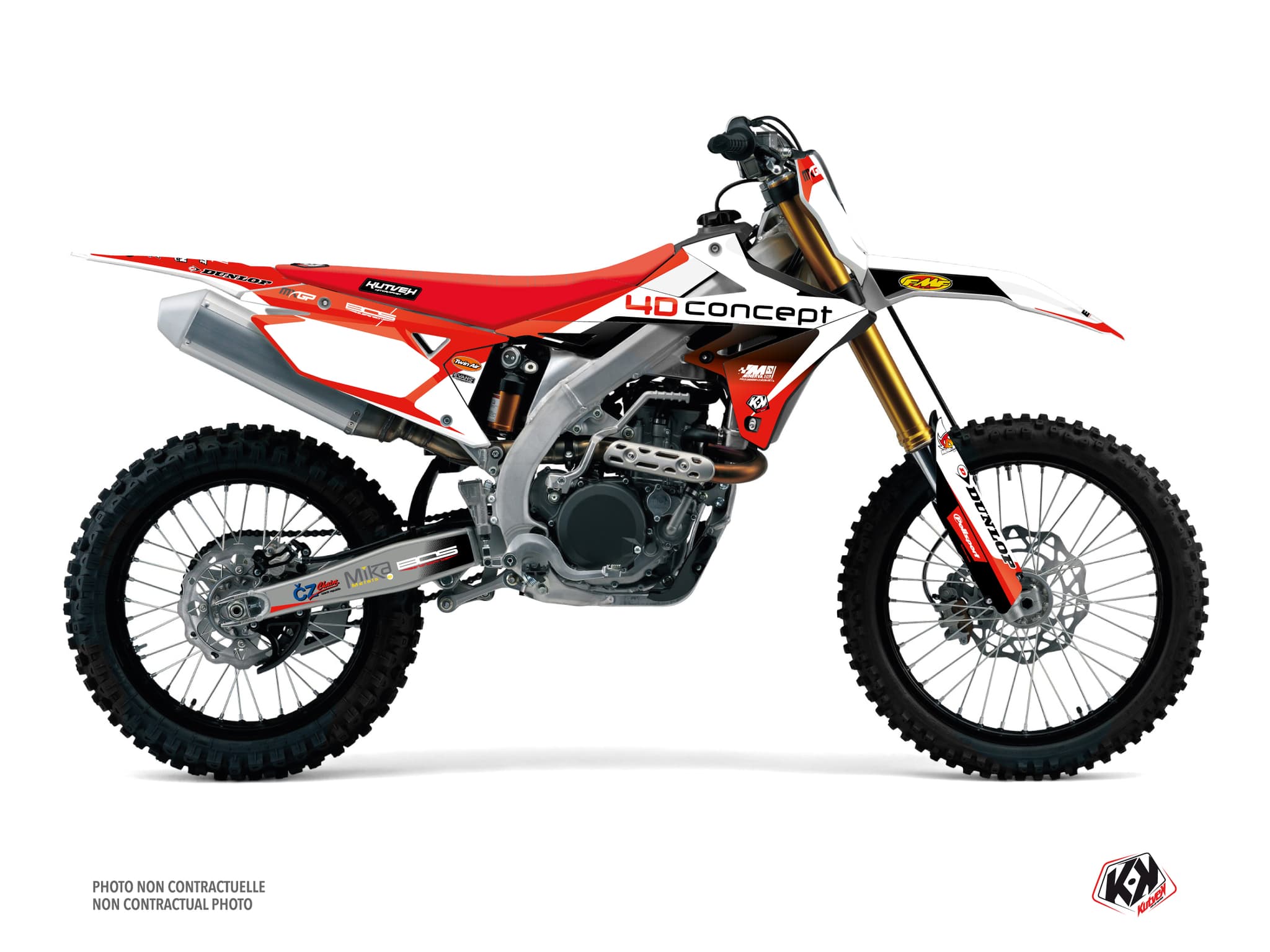 kit graphique motocross suzuki rm-z 450 replica bos