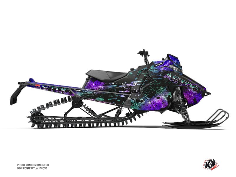 kit déco motoneige polaris rmk pro matryx astro mauve