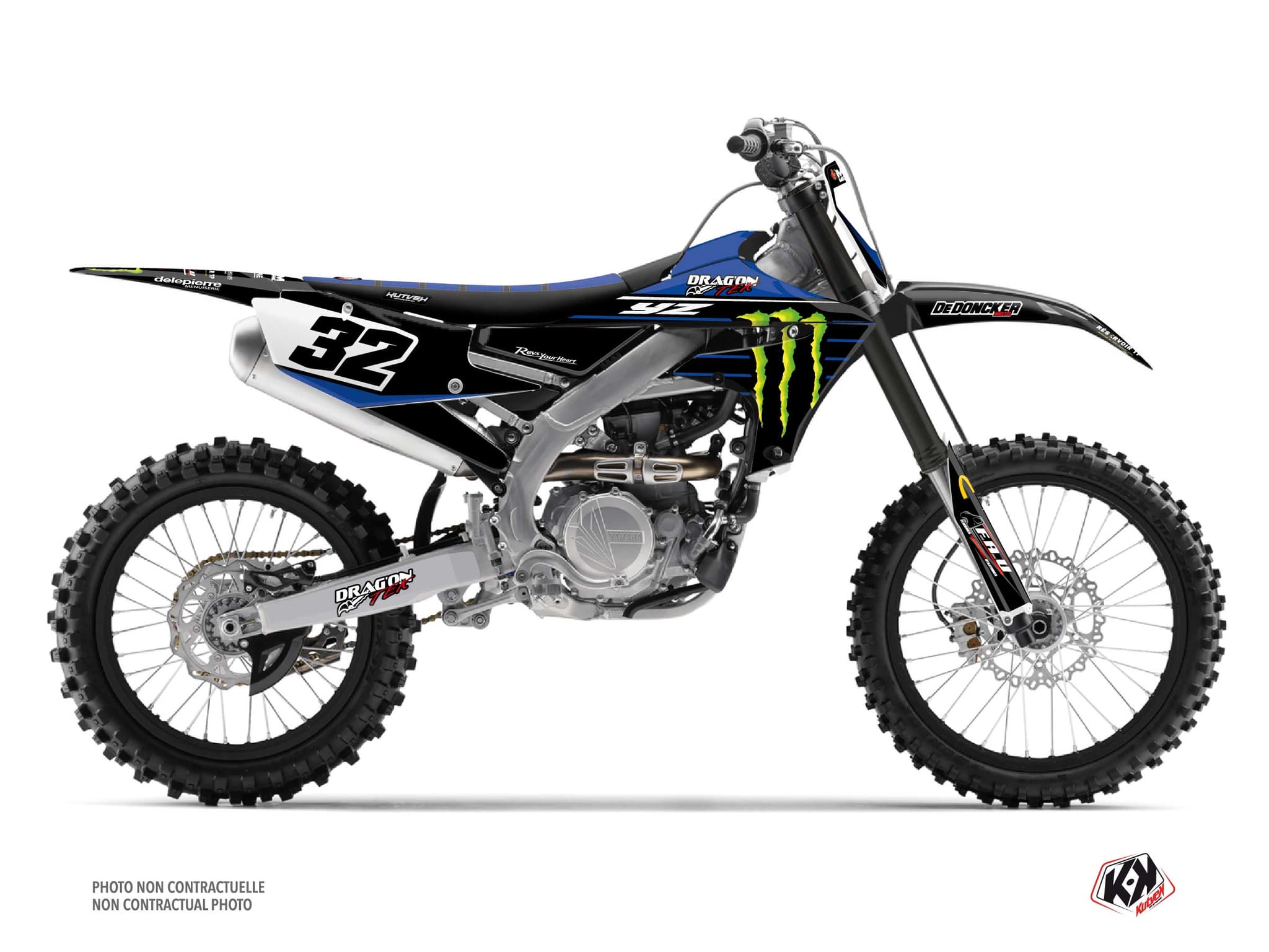 kit graphique motocross yamaha wr 250 f replica milko potisek k22