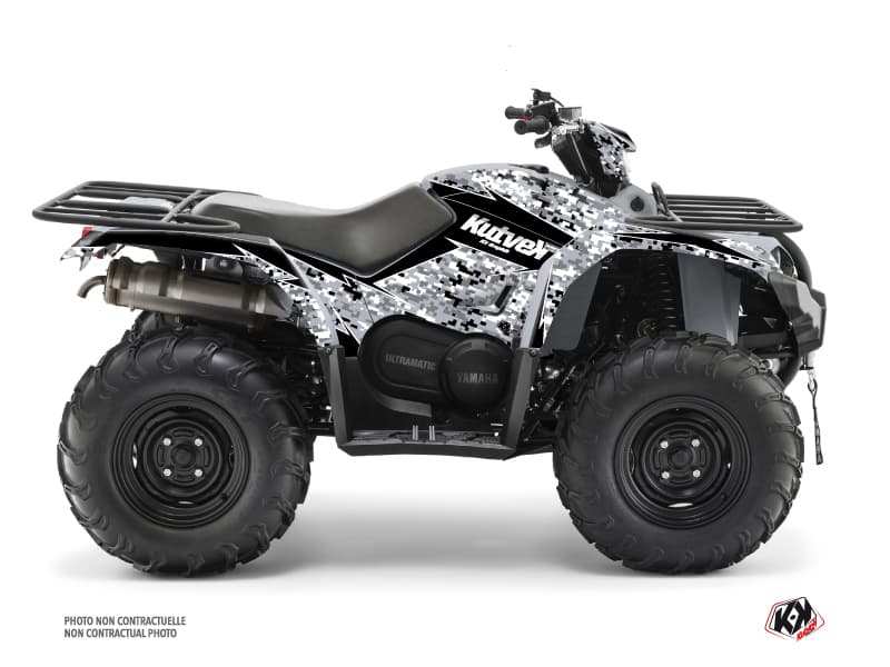 Kit graphique Quad Predator Yamaha 450 Kodiak Gris