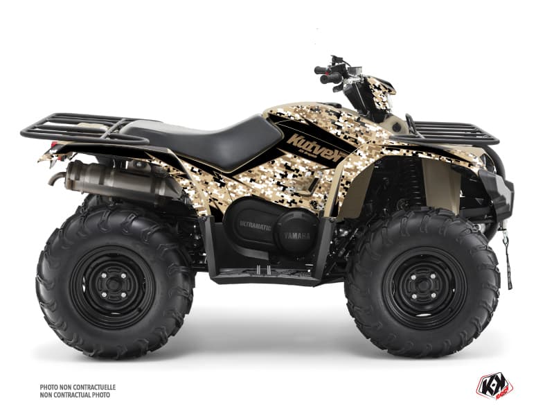 kit graphique quad yamaha kodiak 450 predator sable