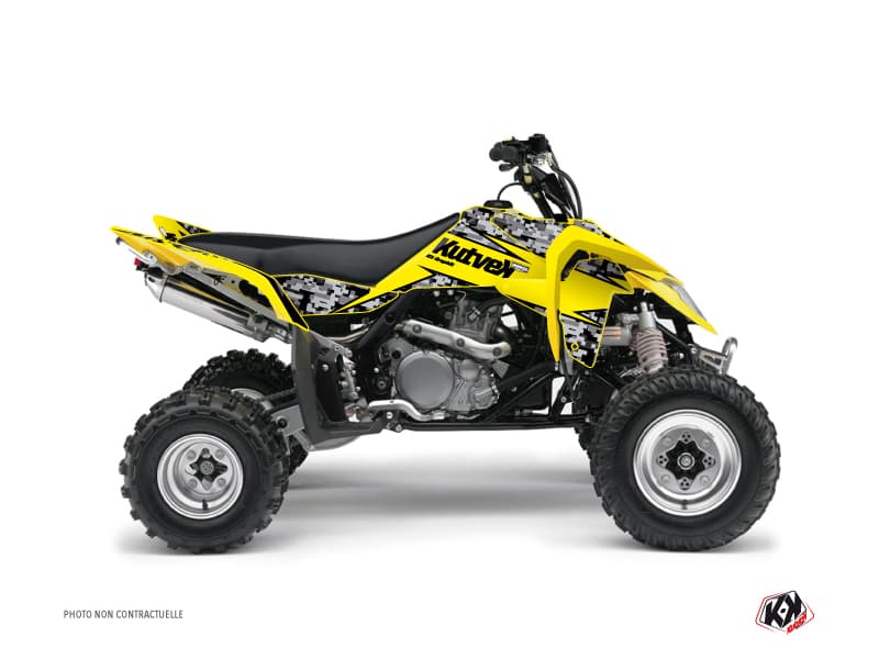 kit graphique quad suzuki ltr 450 predator jaune
