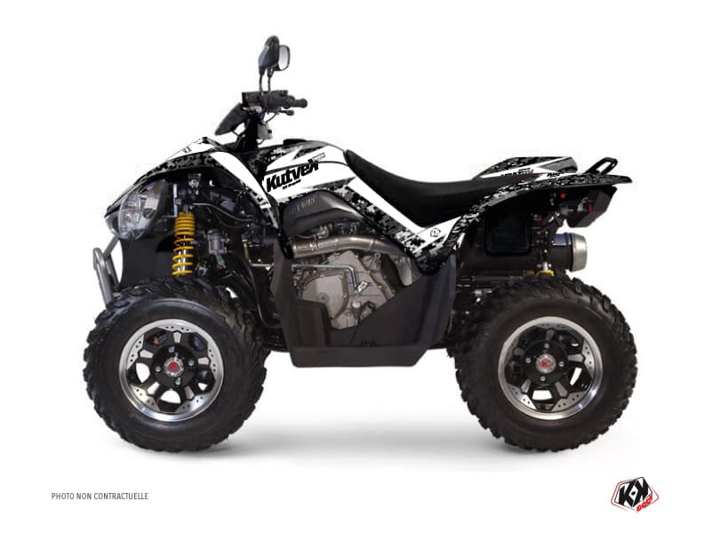 Kit graphique Quad Predator Kymco 450 MAXXER Blanc