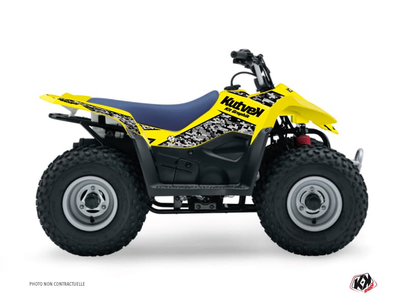 kit graphique quad suzuki lt 50 predator jaune
