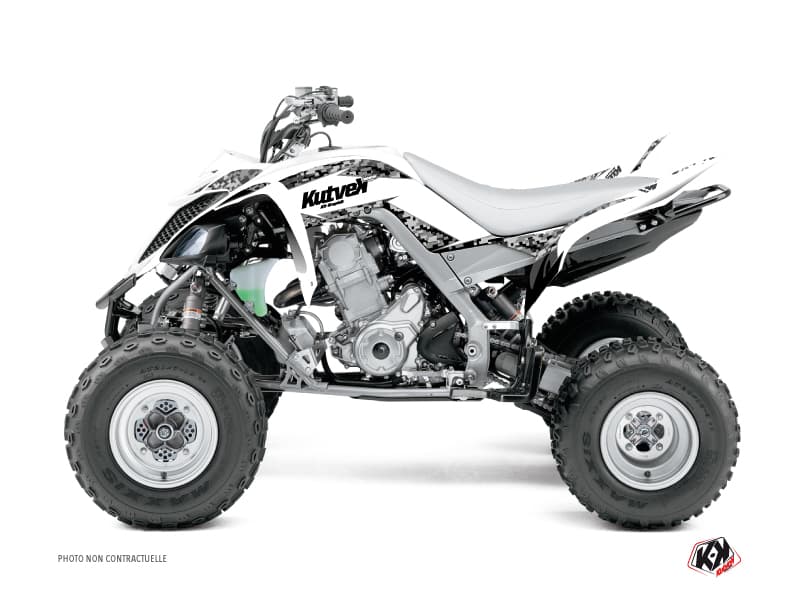 Kit graphique Quad Predator Yamaha 660 Raptor Blanc