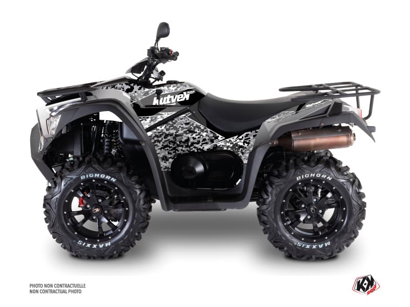 deko-set quad kymco mxu 700 i essentiel predator grau