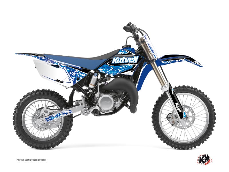 Kit graphique Moto Cross Predator Yamaha 85 YZ Bleu