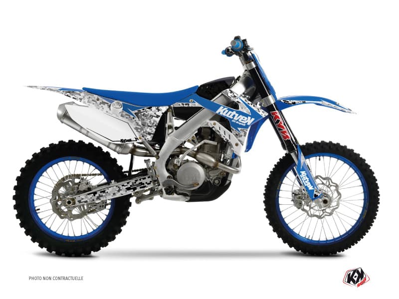 Dirt Bike Predator TM EN 300 Blue Graphic Kit