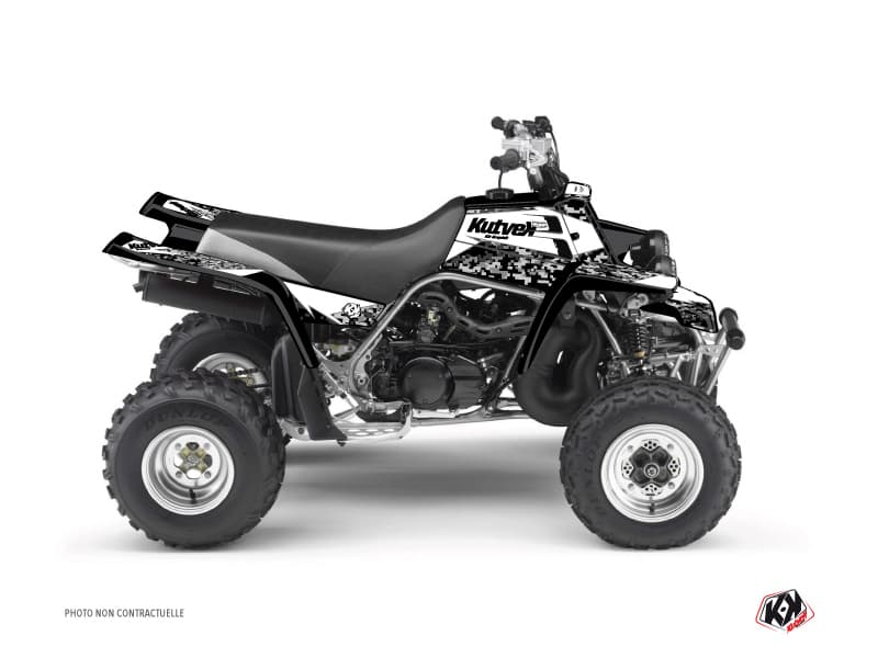 kit graphique quad yamaha banshee predator blanc