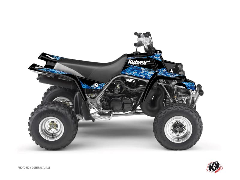 kit graphique quad yamaha banshee predator bleu