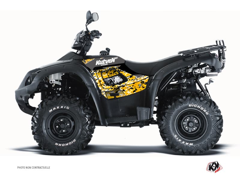 deko-set quad tgb blade 1000 lt predator schwarz-gelb