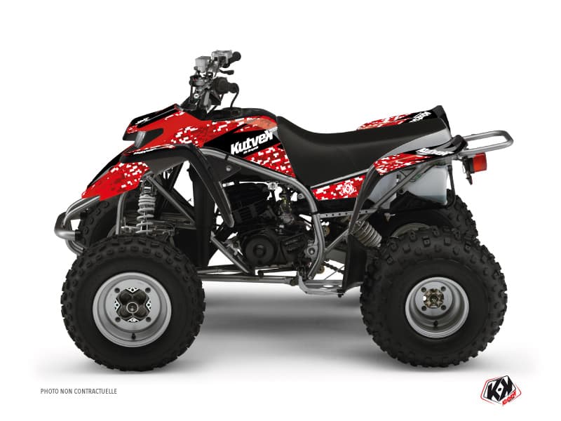 deko-set quad predator yamaha blaster rot