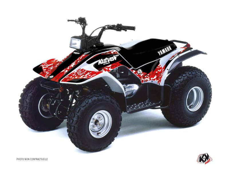 kit graphique quad yamaha breeze 125 predator rouge