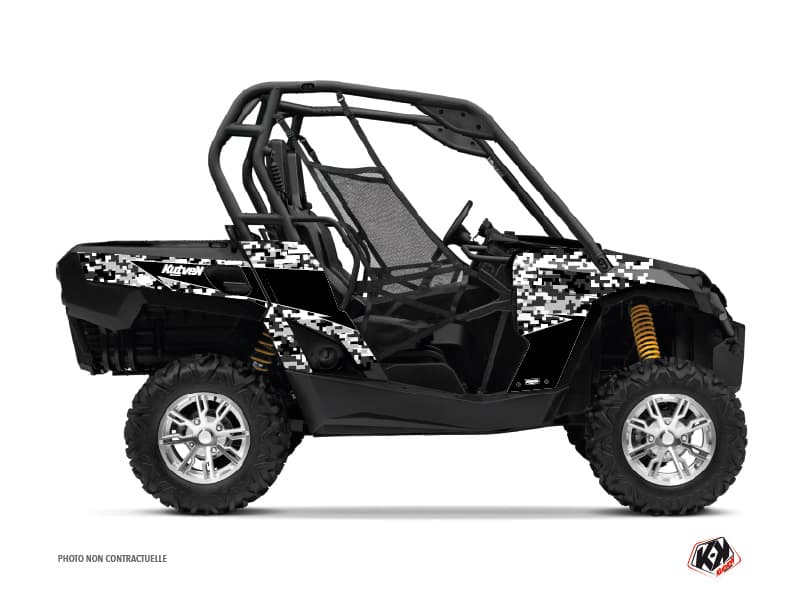 Kit graphique SSV Predator Can Am Commander Noir | Can am | Kutvek