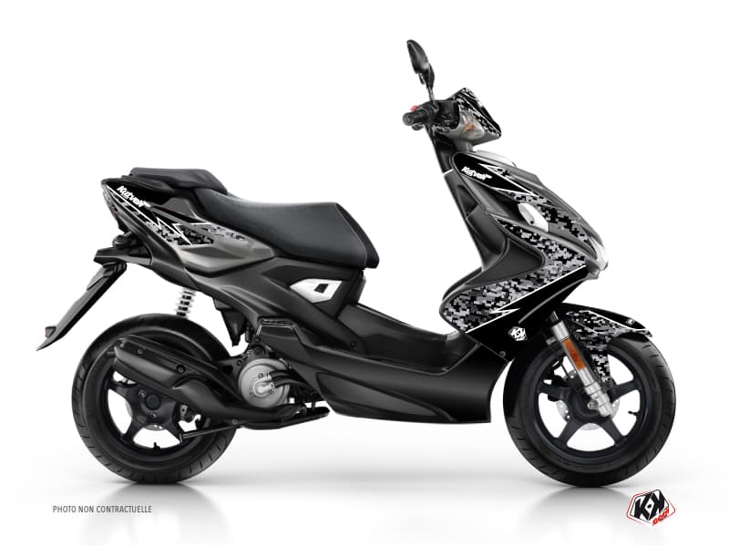 Kit graphique Scooter Predator MBK Nitro Noir