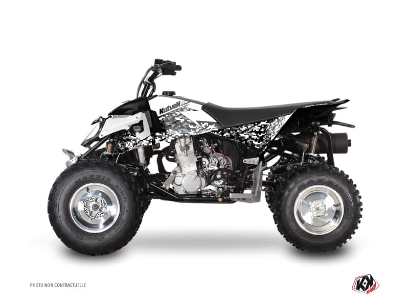 Kit graphique Quad Predator Polaris Outlaw 450 Blanc