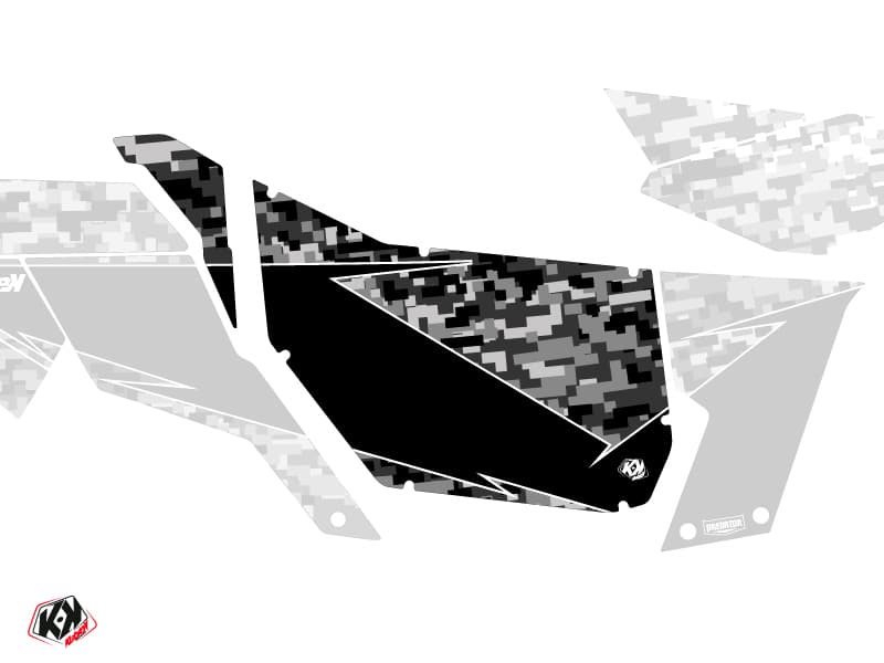 Suicide Doors Pro Armor Predator Can Am Maverick 2012-2017 Black Graphic Kit