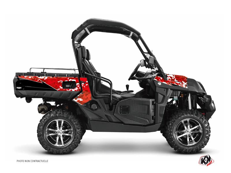 deko-set ssv predator cf moto u force 800 rot