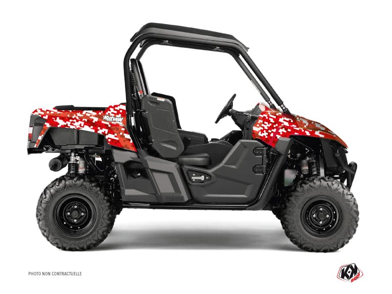 Kit graphique SSV Predator Yamaha Wolverine-R Rouge