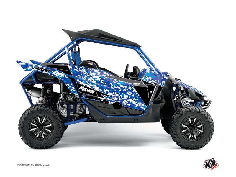 kit graphique ssv yamaha yxz 1000 r predator bleu | Yamaha | Kutvek