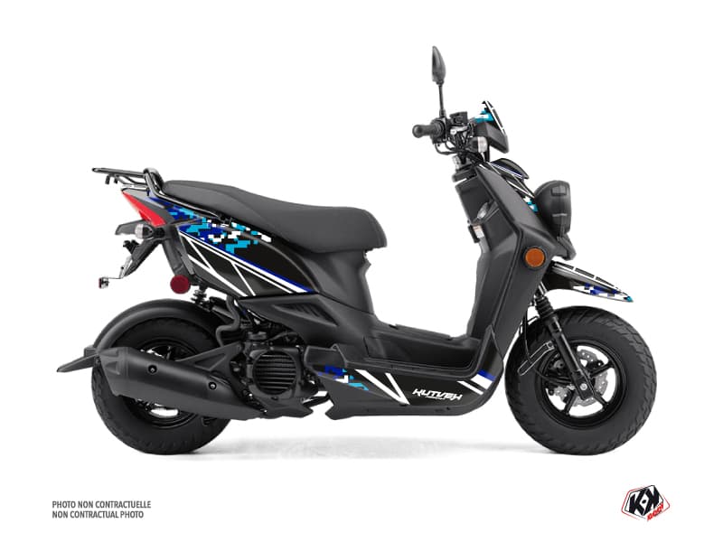 Yamaha BWS 50 - ZUMA 50F Scooter Predator Graphic Kit Black Blue | Yamaha | Kutvek