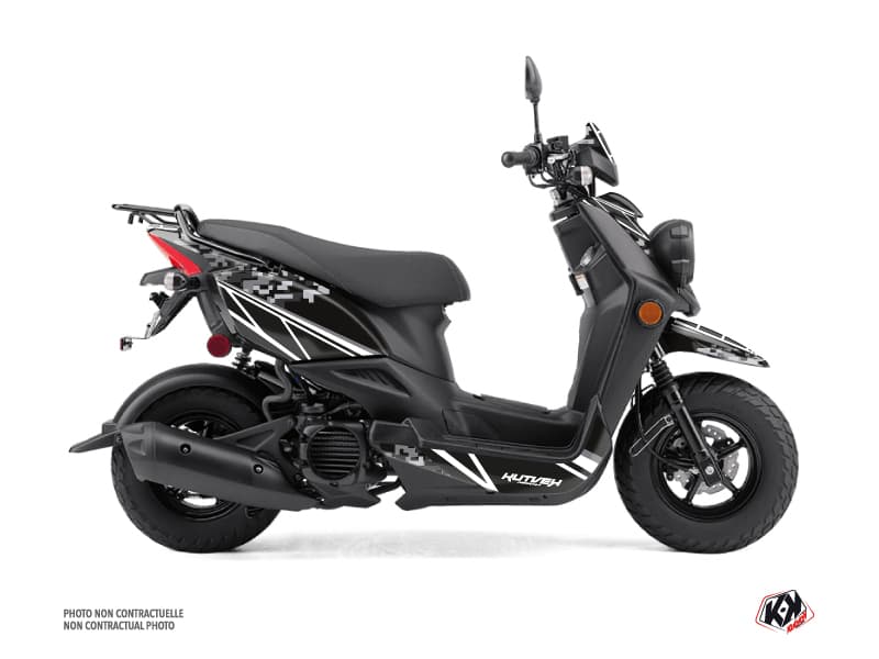 Yamaha BWS 50 - ZUMA 50F Scooter Predator Graphic Kit Black Grey | Yamaha | Kutvek