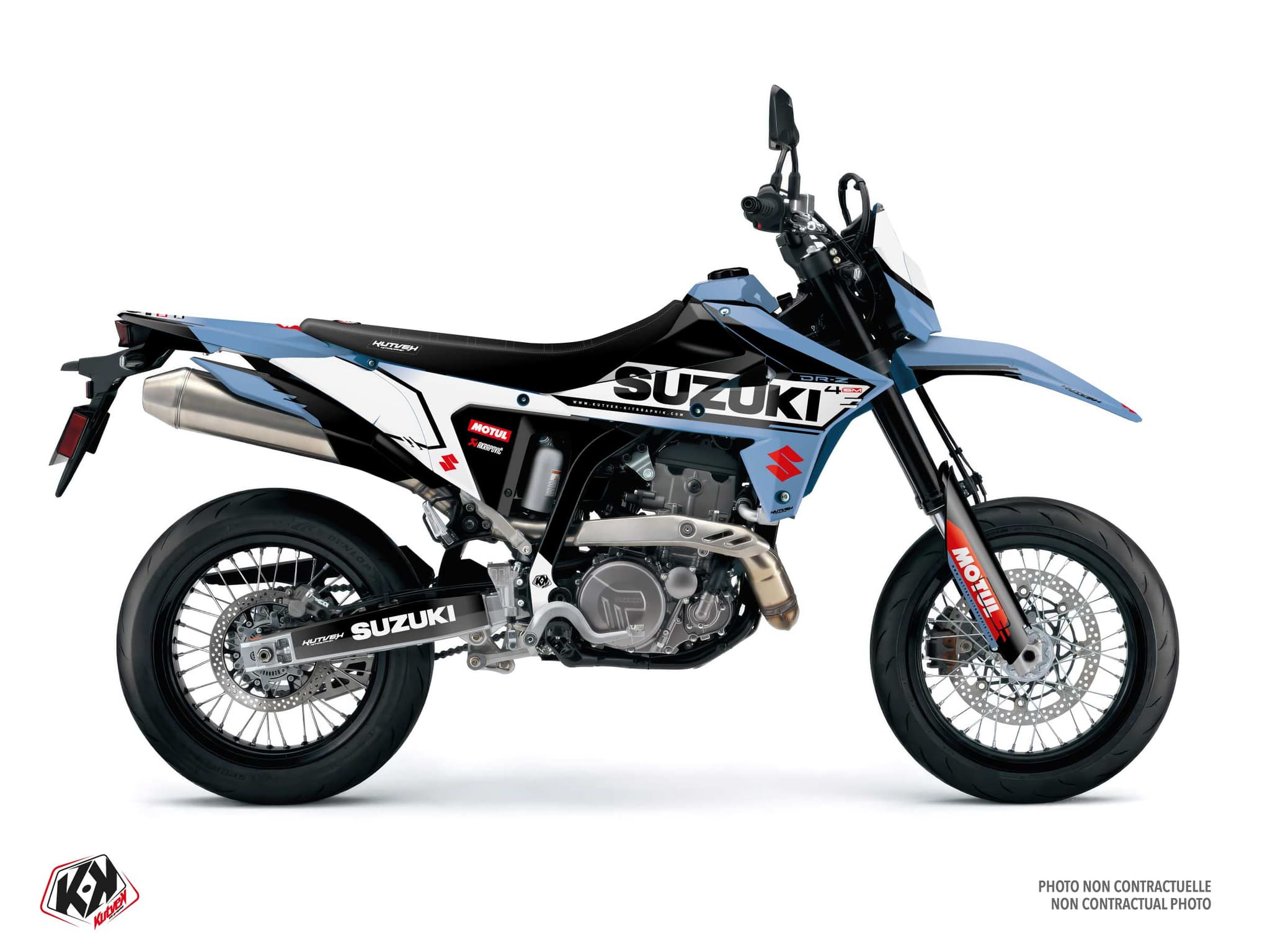 Kit graphique Moto SUZUKI DR-Z 4 SM PRIME Bleu
