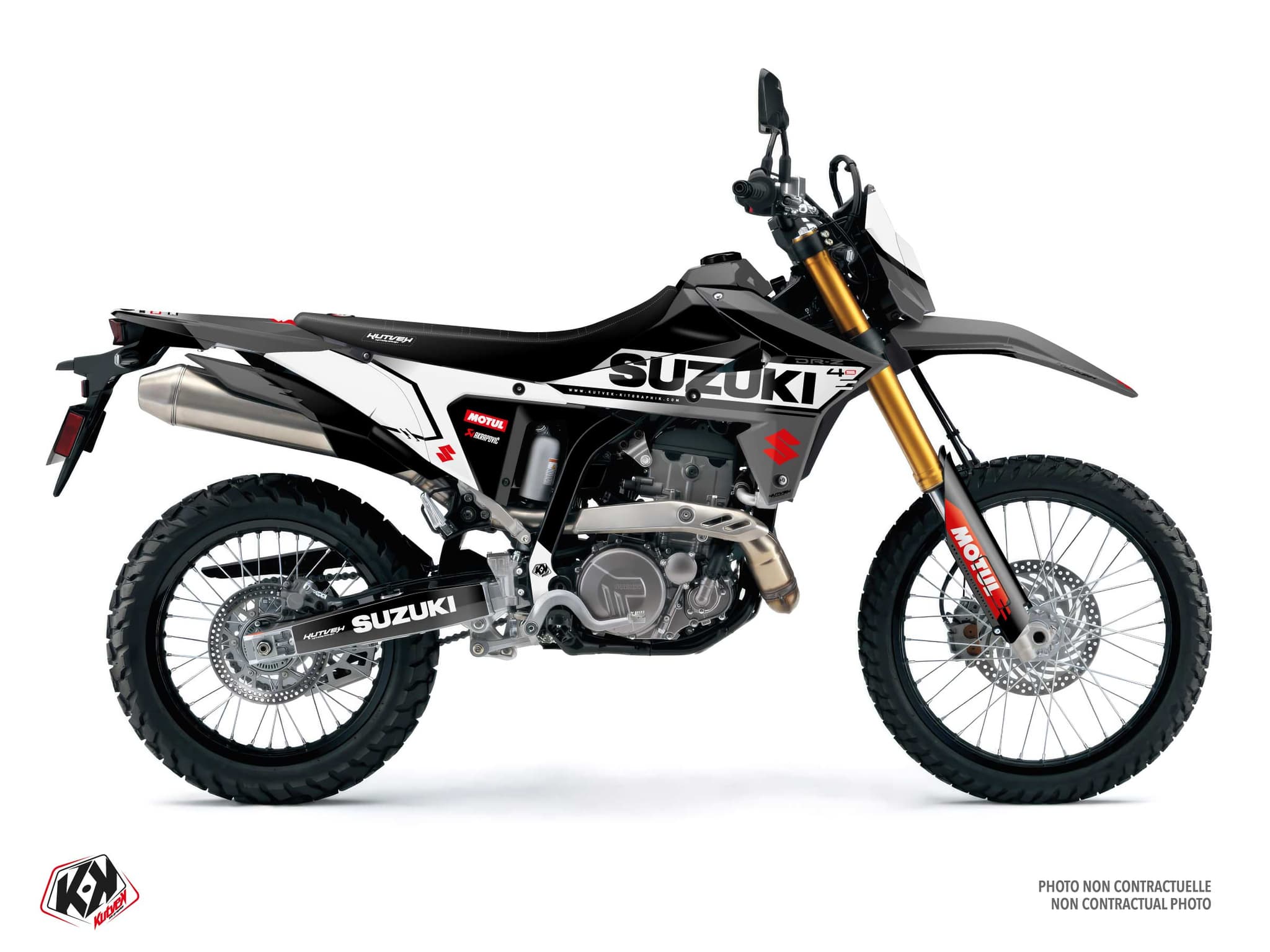 Kit graphique Moto SUZUKI DR-Z 4 S PRIME Gris