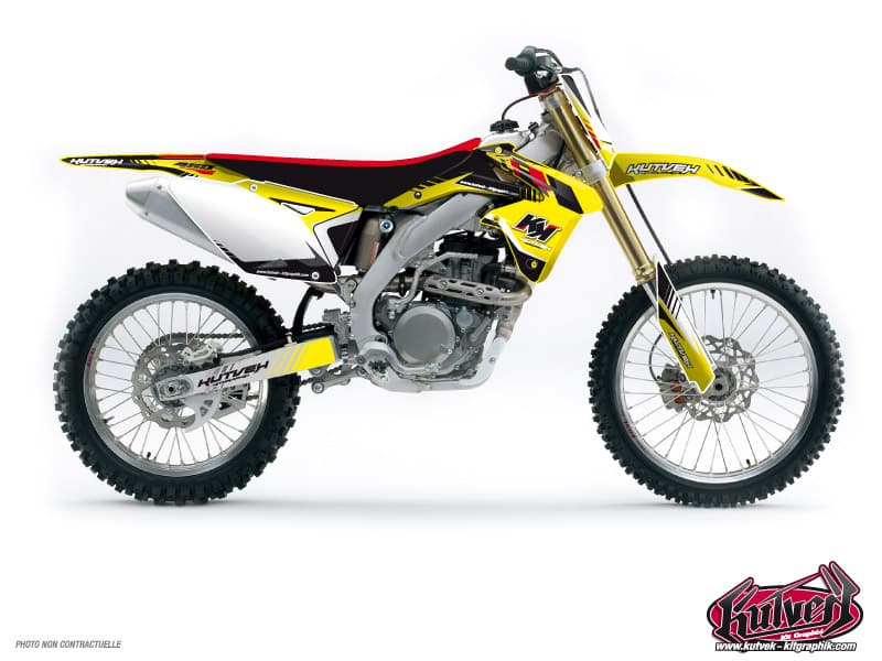 deko-set moto-cross pulsar suzuki 250 rm schwarz