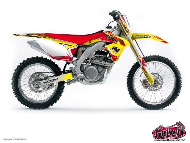 deko-set moto-cross pulsar suzuki 250 rm rot