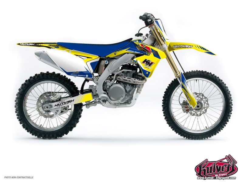 kit graphique motocross suzuki rmx 450 pulsar bleu