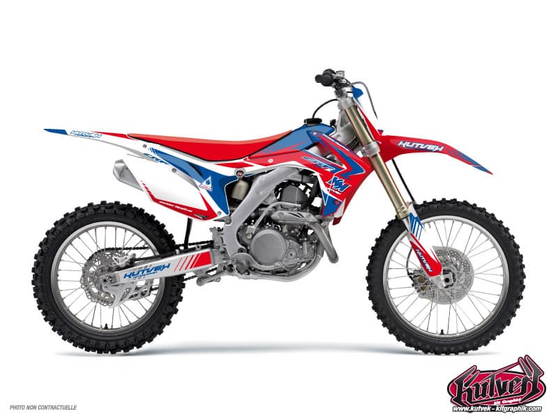 kit graphique motocross honda cr 85 pulsar bleu